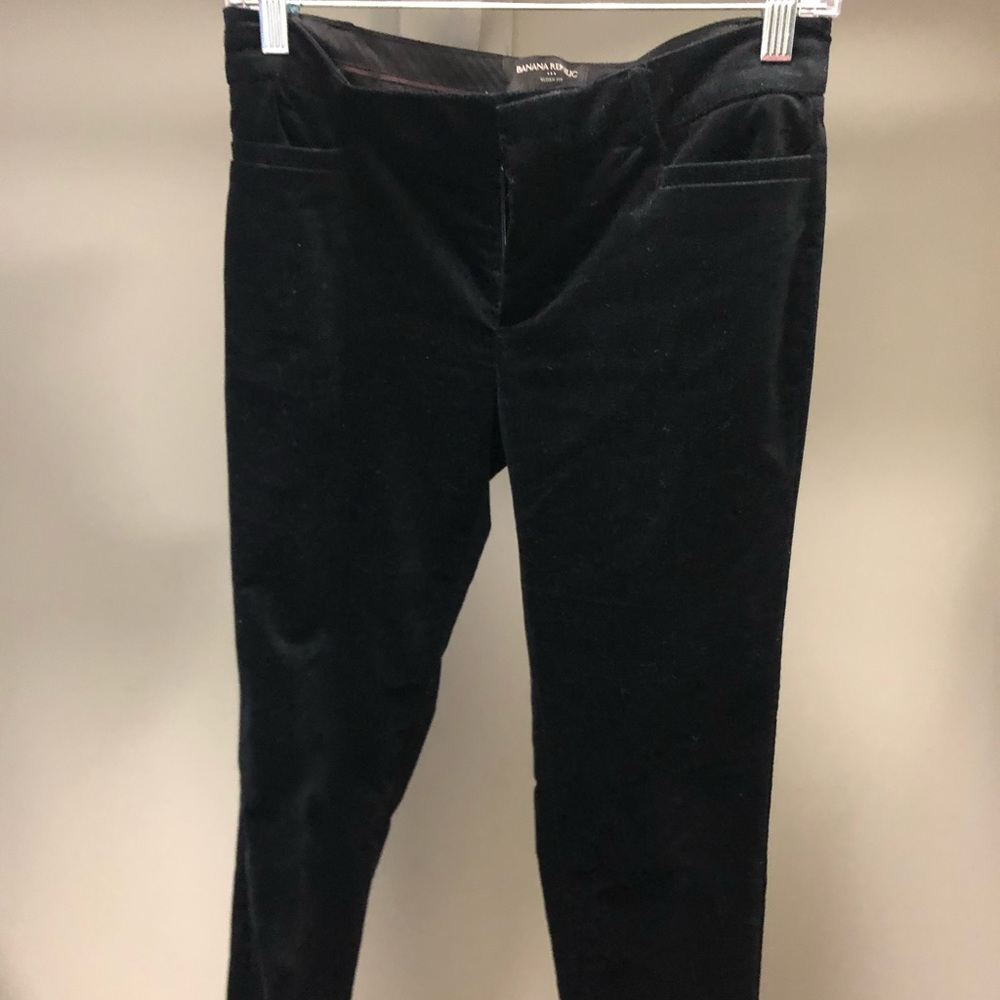 Black Velvet Pants